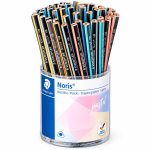 Lapis HB -800 Preto Jumbo Noris Linha Pastel Branco