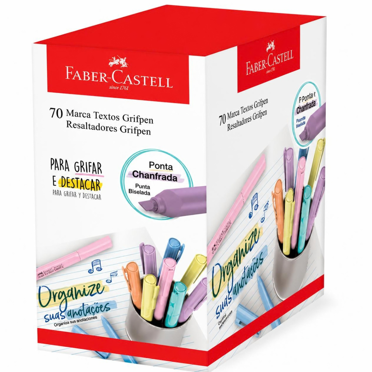 MARCA TEXTO FABER CASTELL GRIFPEN VARIADAS