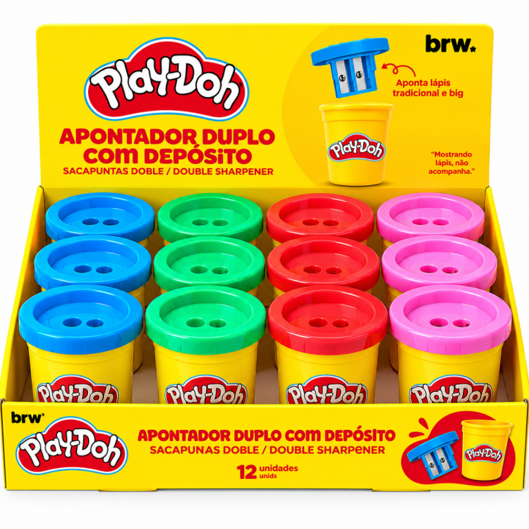 APONTADOR BRW PLAY DOH VARIADOS