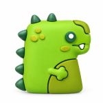 Apontador Onda Dinossauro Variados