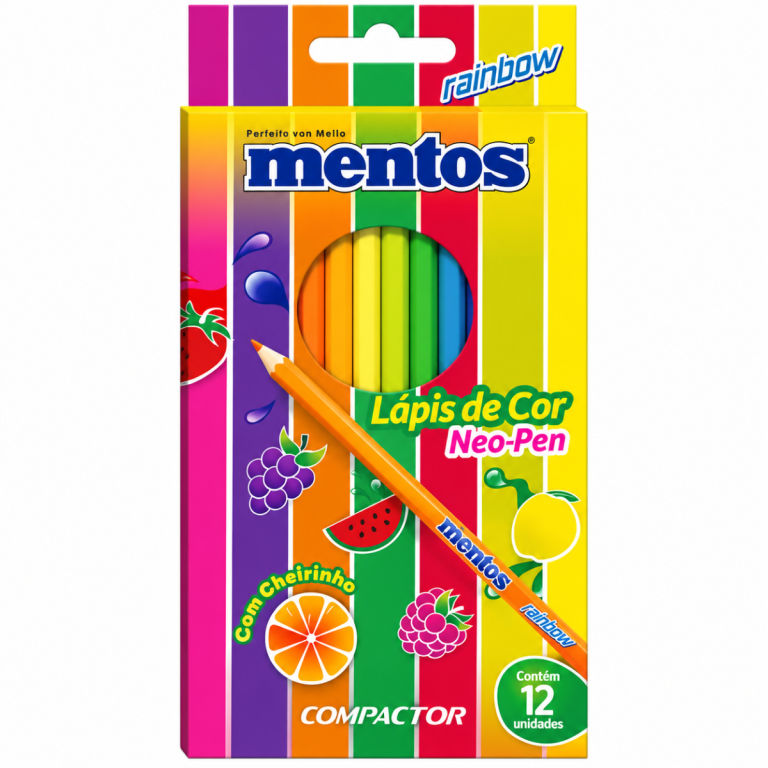 LAPIS COR COMPACTOR MENTOS 12C